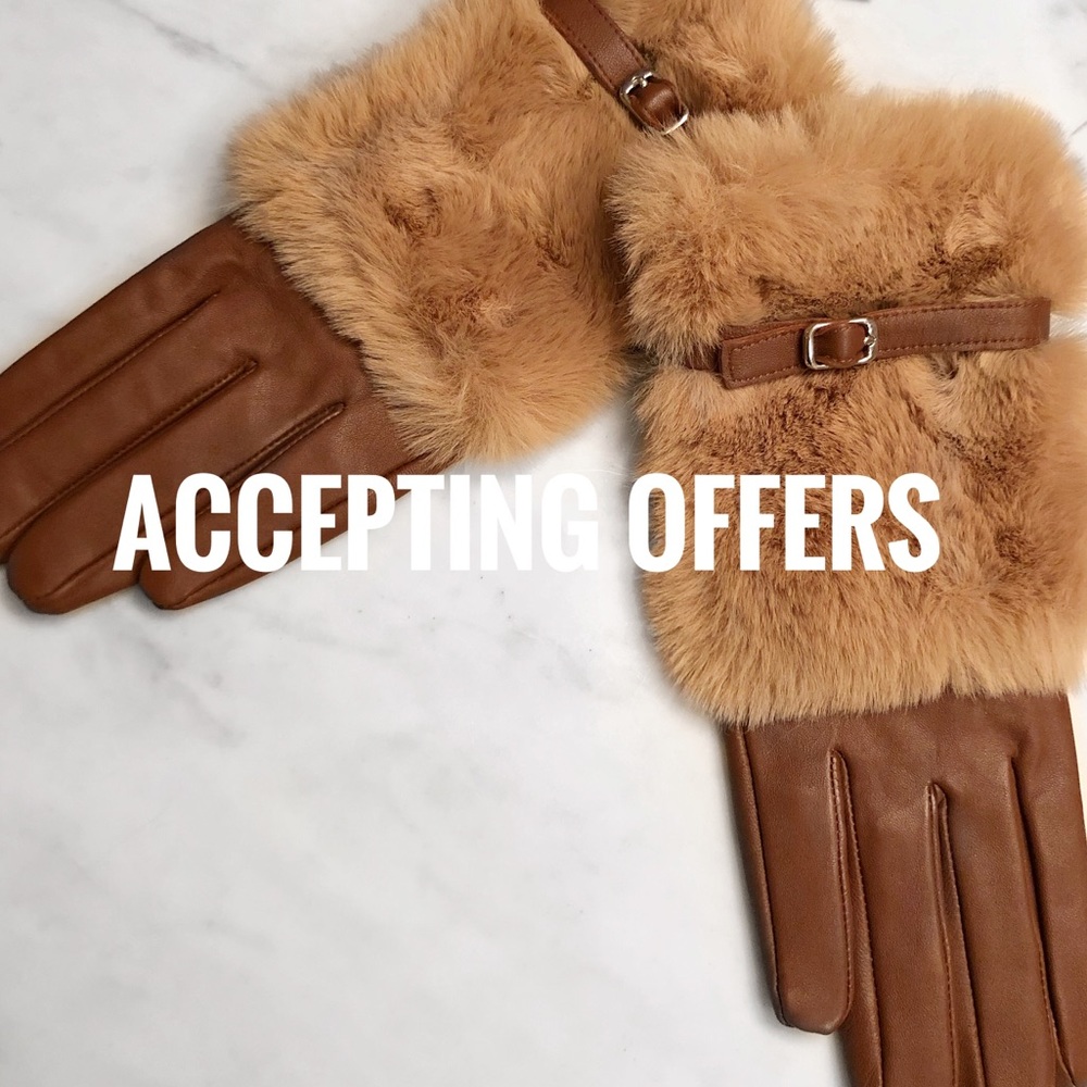 BNWT Genuine Leather Gloves